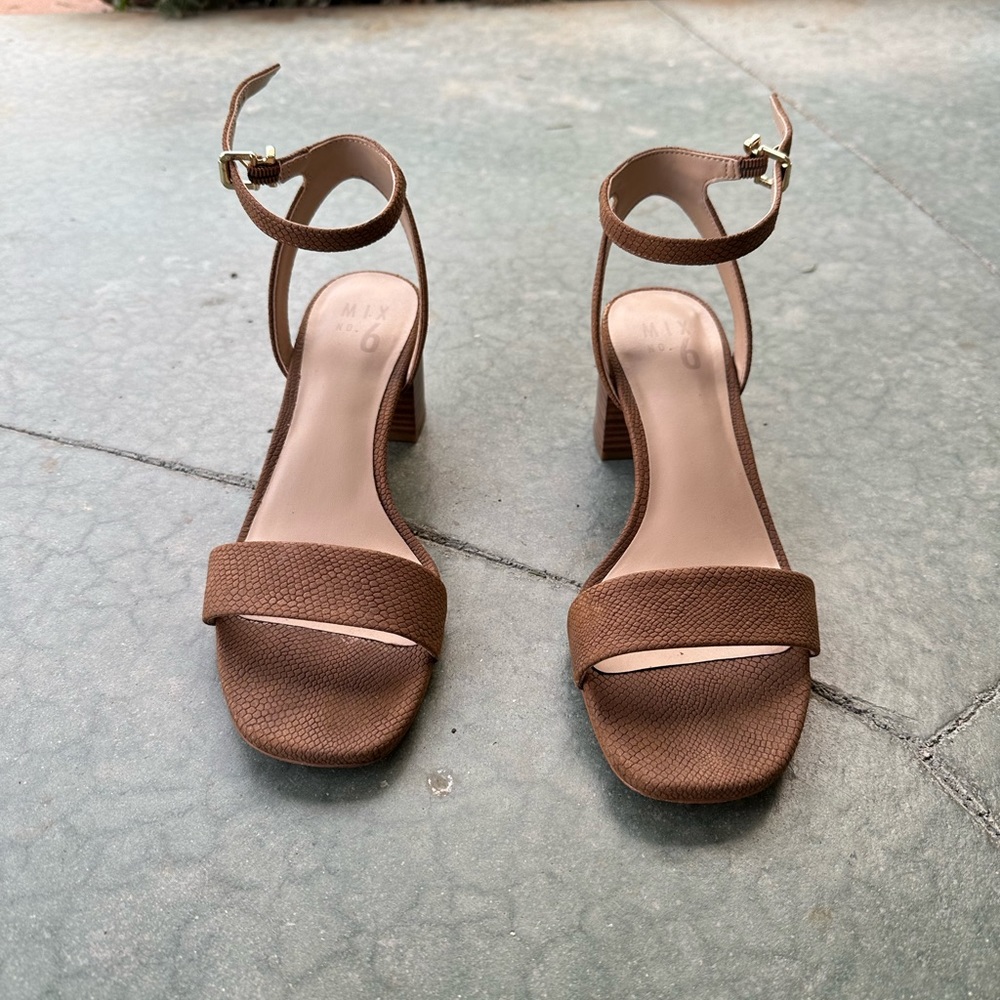 Brown Heel Sandal